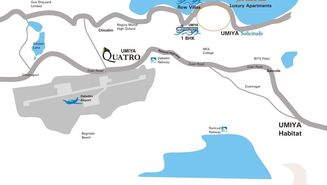 Umiya Quatro Location Map Image
