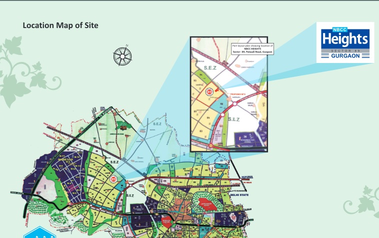 NBCC Heights Location Map Image