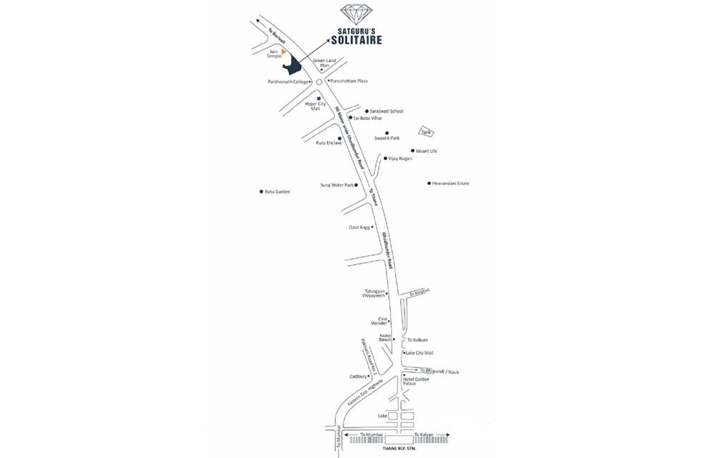 Satguru Solitaire Location Map Image