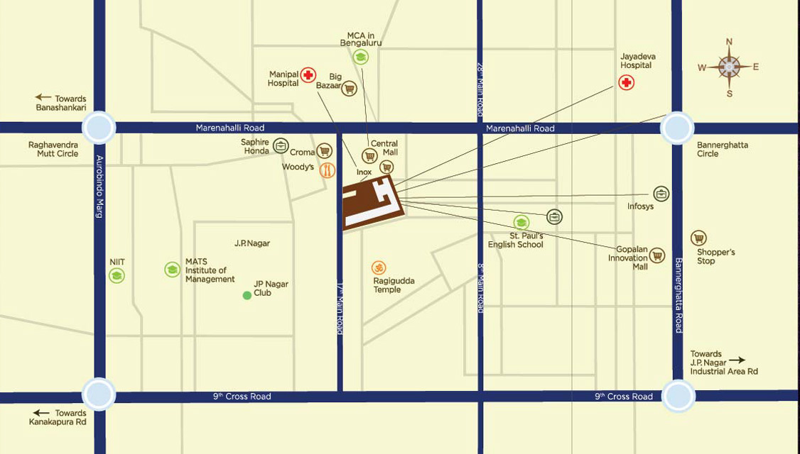 Peninsula Heights Location Map Image