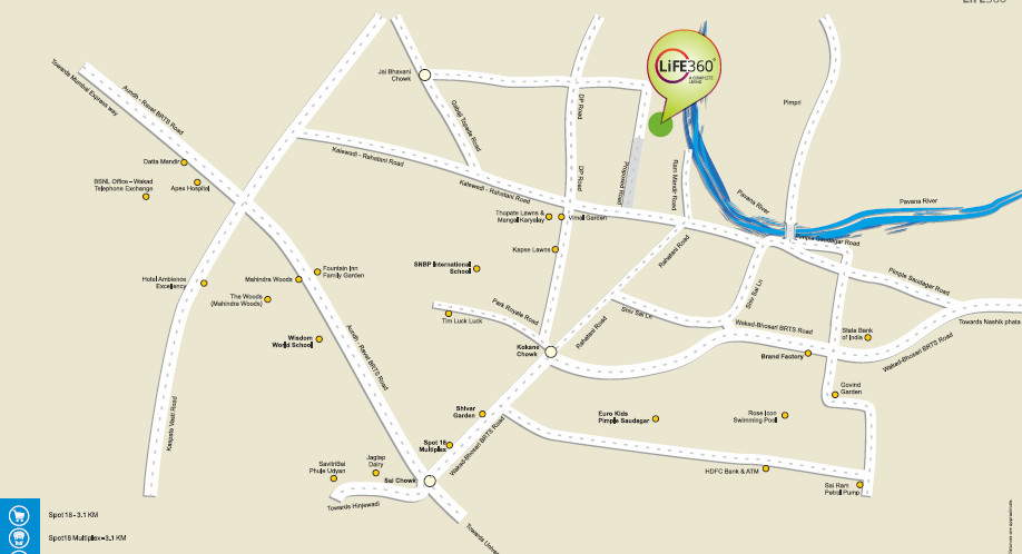 Namrata Life 360 Location Map Image