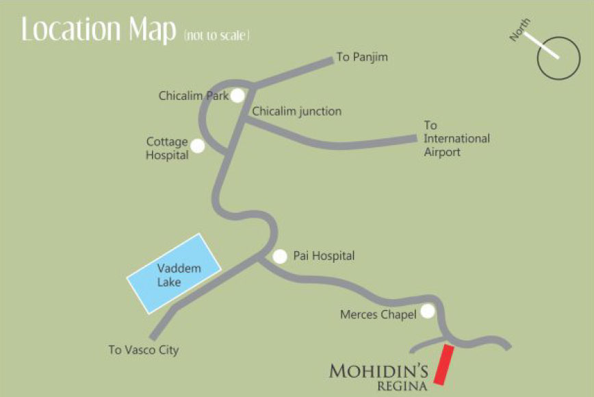 Mohidin Regina Location Map Image