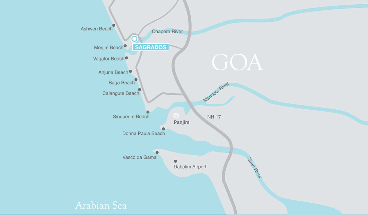 Sagrados Location Map Image