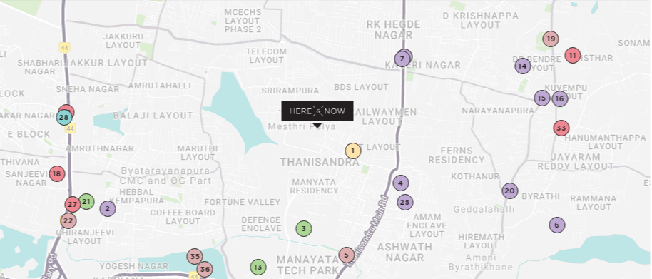 Assetz Here and Now Location Map Image