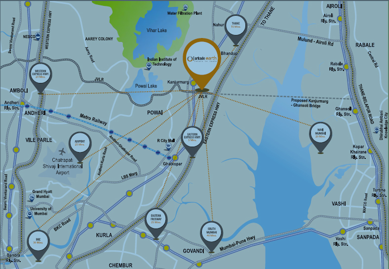 Arkade Earth Location Map Image