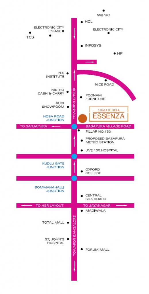 Sumadhura Essenza Location Map Image