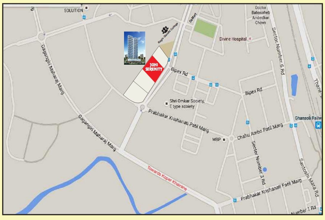 JUHI SERENITY Location Map Image