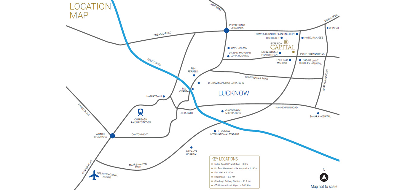 Experion Capital Location Map Image