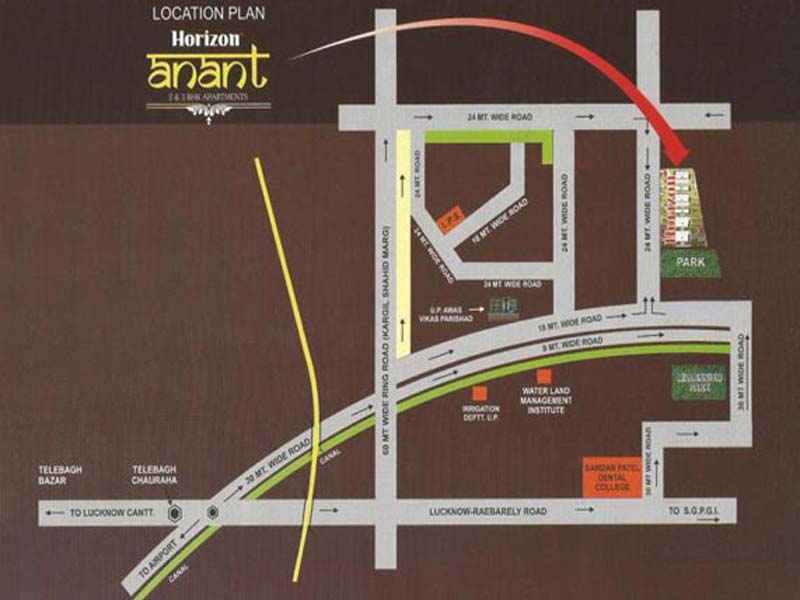 Horizon Anant Location Map Image