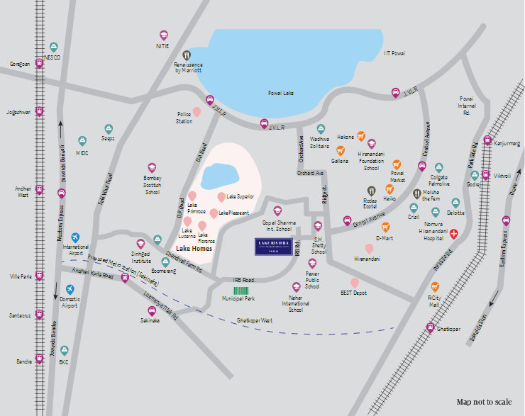 Lake Riviera Location Map Image
