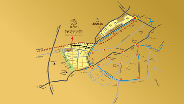 ROF Ananda Location Map Image