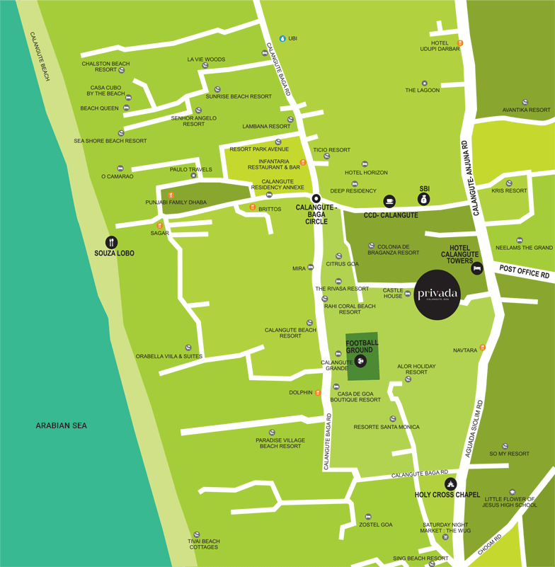 Pruthvi Privada Location Map Image