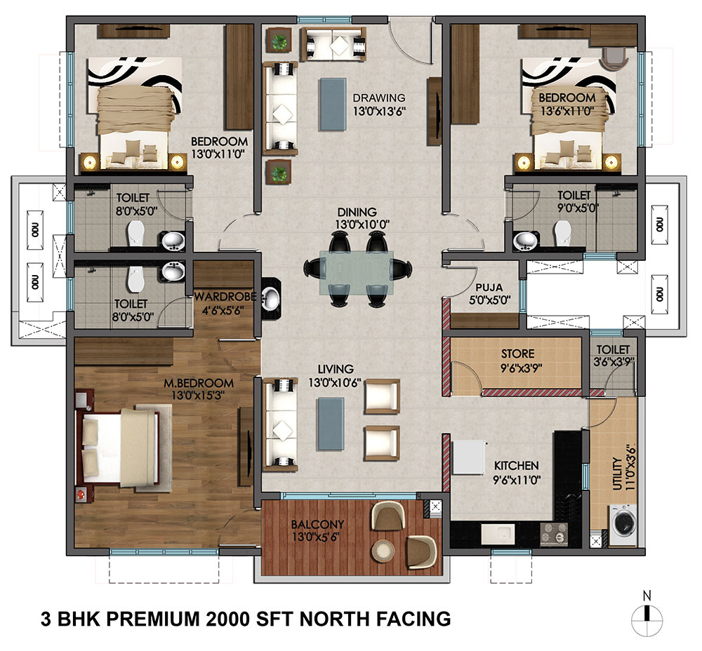 Cybercity Marina Skies 2/3 BHK Apartments in Hitech City ...