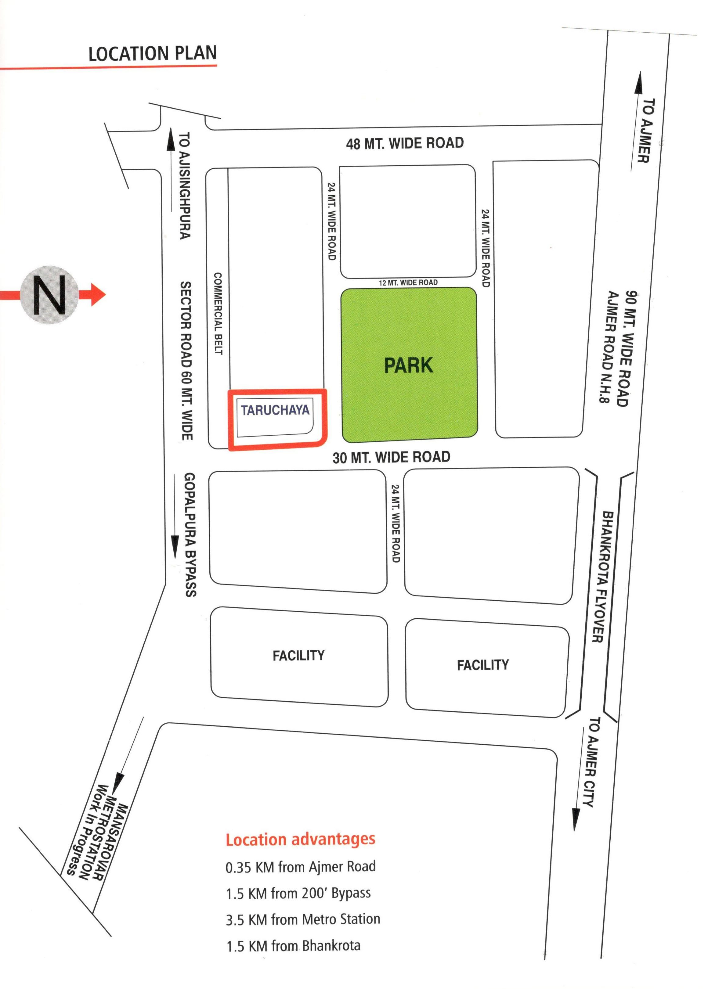 Vilasa Taruchaya Residency Location Map Image