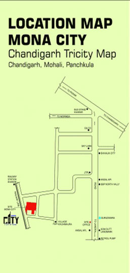 Mona City Homes Location Map Image