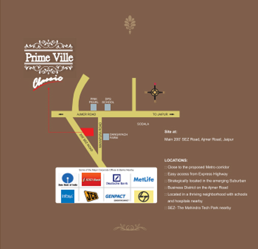 Chordias Prime Ville Location Map Image