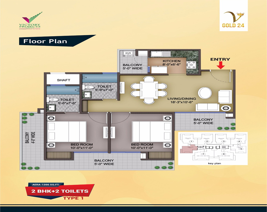 Victory Infra Victory Gold in NH 24 Ghaziabad - Price, Floor Plan ...