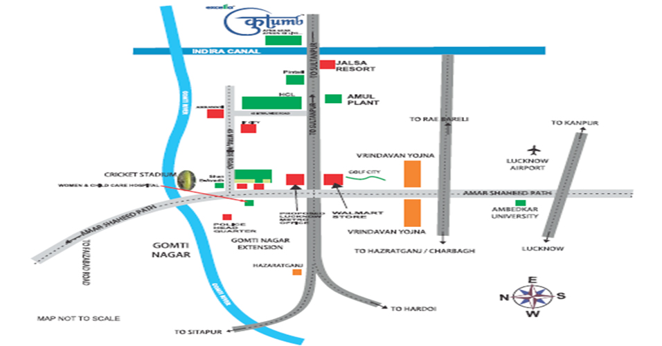 Excella Kutumb Location Map Image
