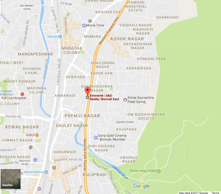 A and O Realty Eminente Location Map Image