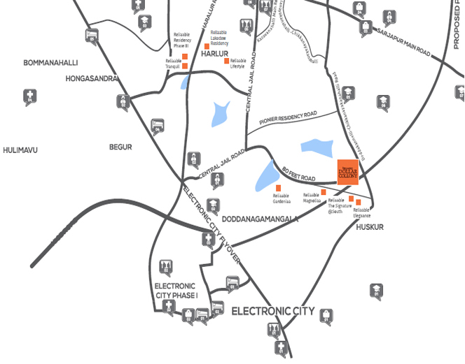 Reliaable Dollar Colony Location Map Image