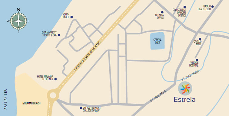 Alcon Estrela Location Map Image