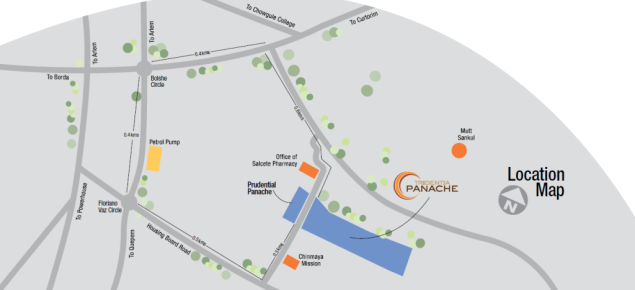 Trindentia Panache Location Map Image