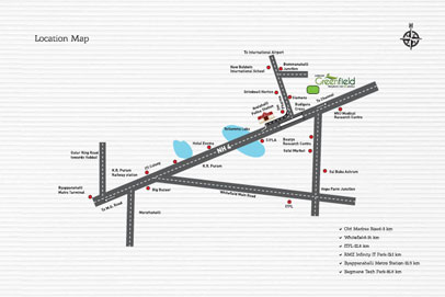 Shriram Greenfield Location Map Image