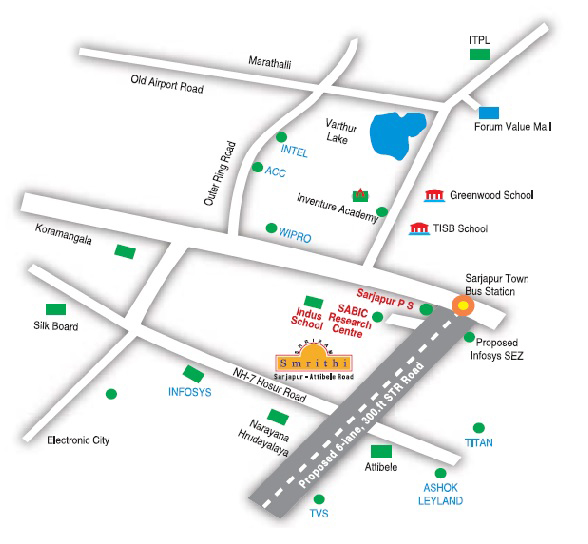 Shriram Smrithi Location Map Image