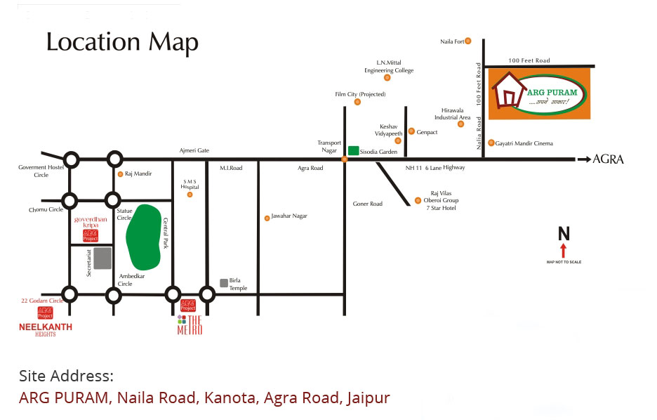 ARG Puram Location Map Image