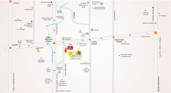 Sarthak Belva Location Map Image