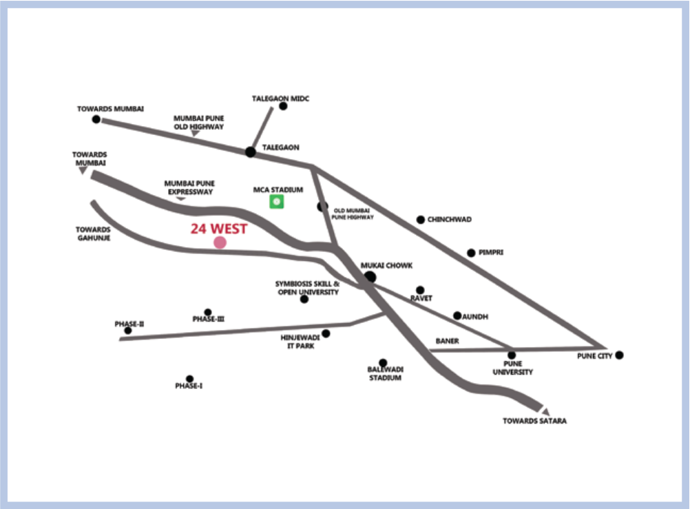 Mantra 24 West Location Map Image