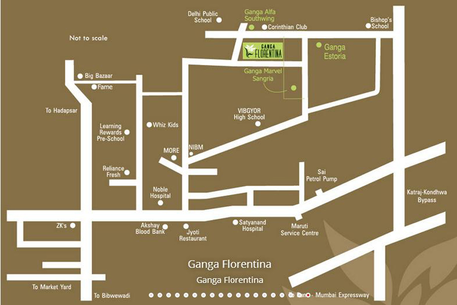 Ganga Florentina Location Map Image