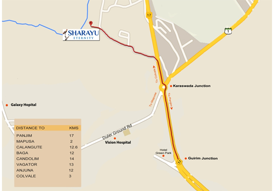 Sharayu Eternity Location Map Image