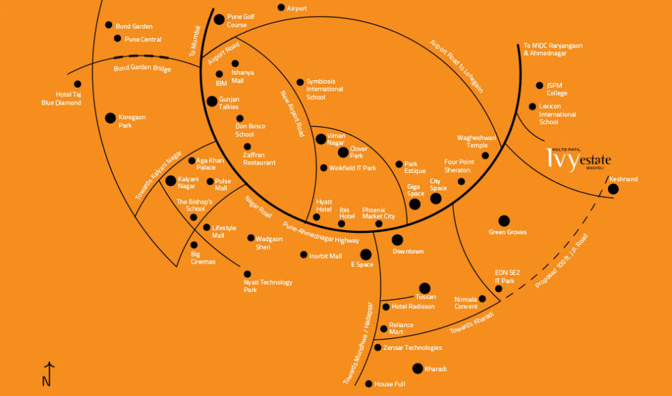 Kolte Patil Umang Premiere Location Map Image