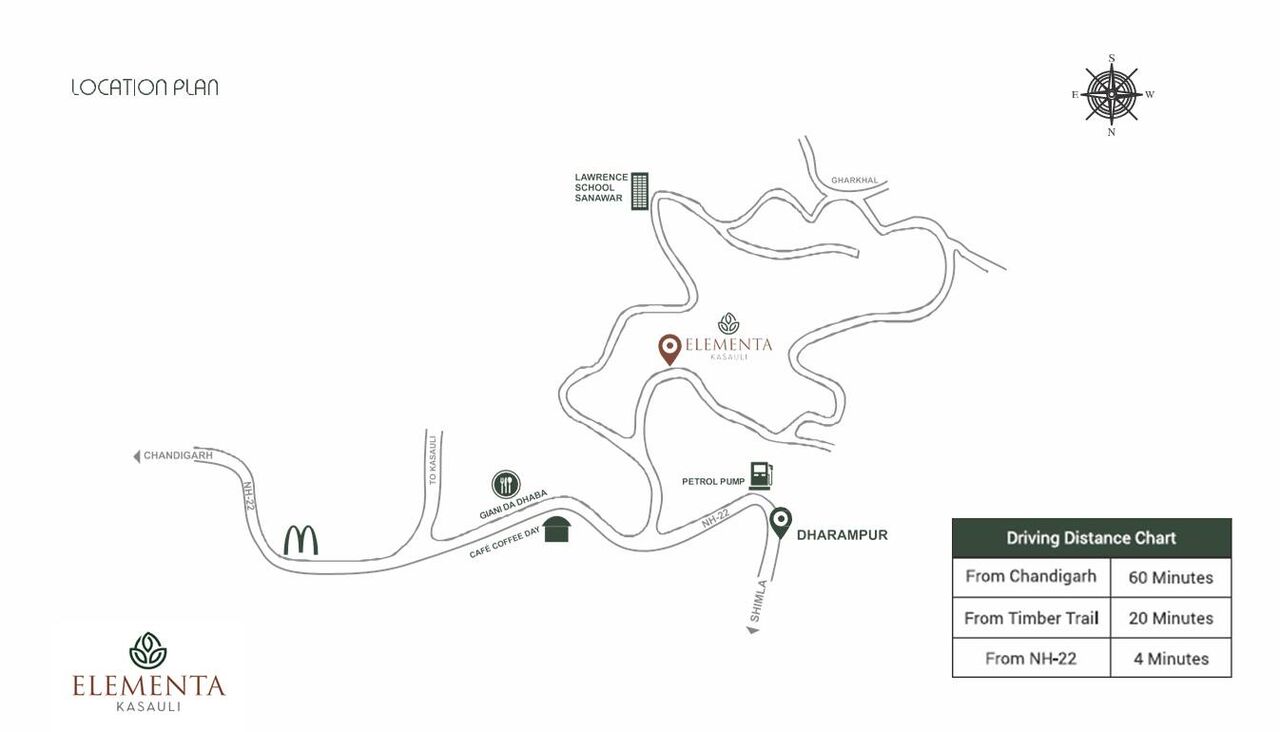 Sushma Elementa Location Map Image