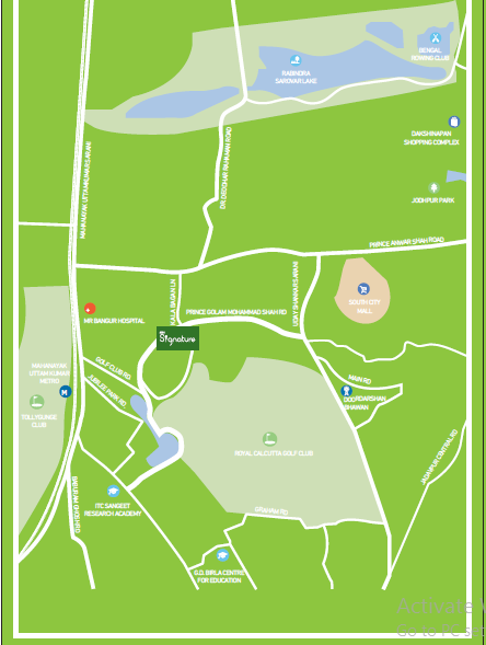RSH Signature Location Map Image