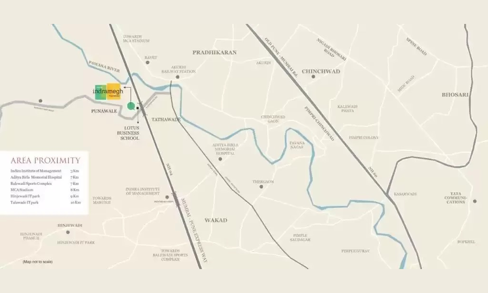 Vision Indramegh Location Map Image