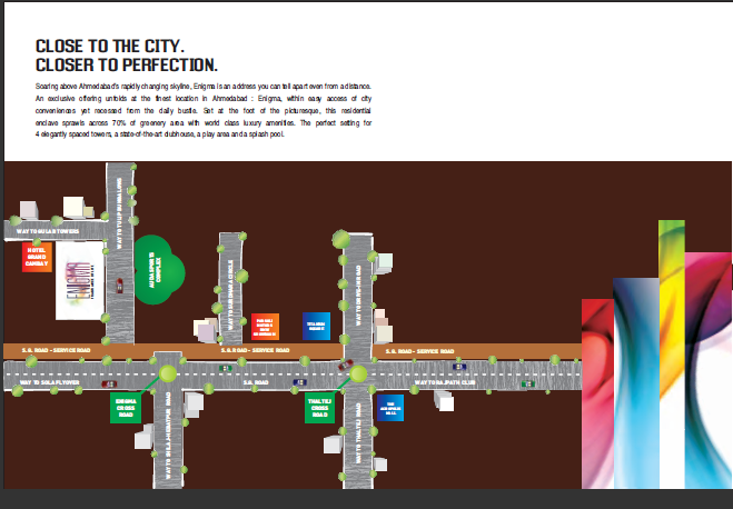 Ajmera Enigma Location Map Image