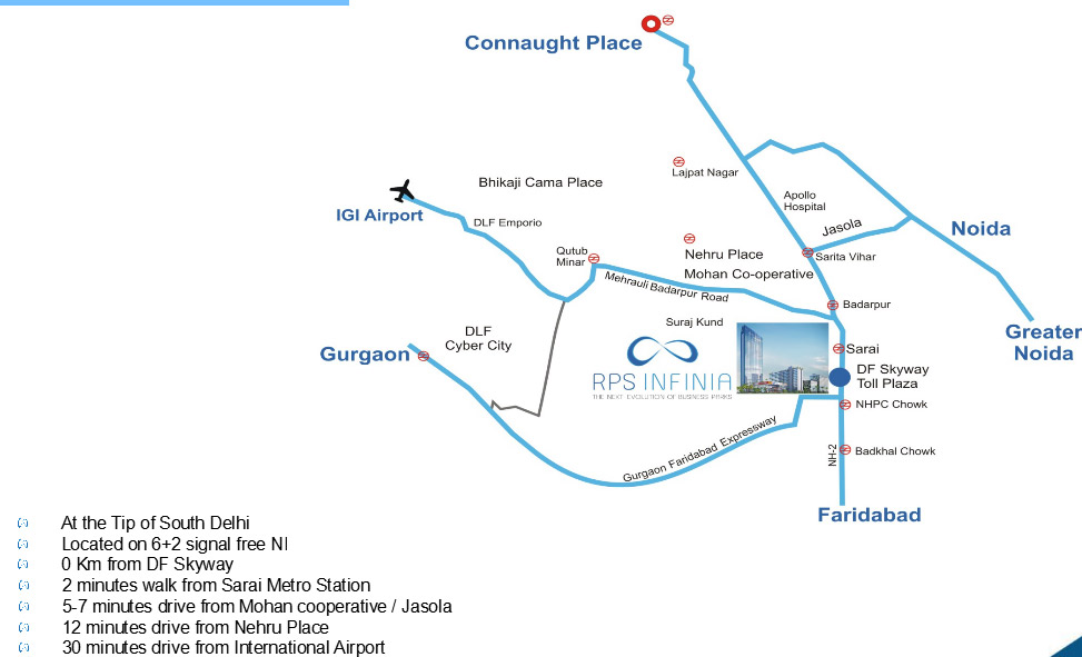 RPS Infinia Location Map Image