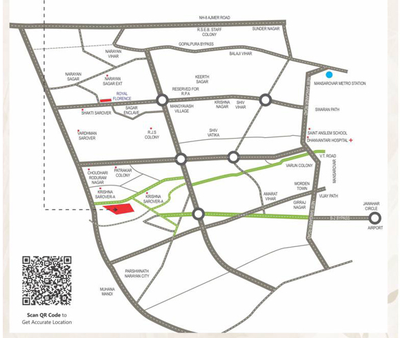 Royal Tatvam Location Map Image
