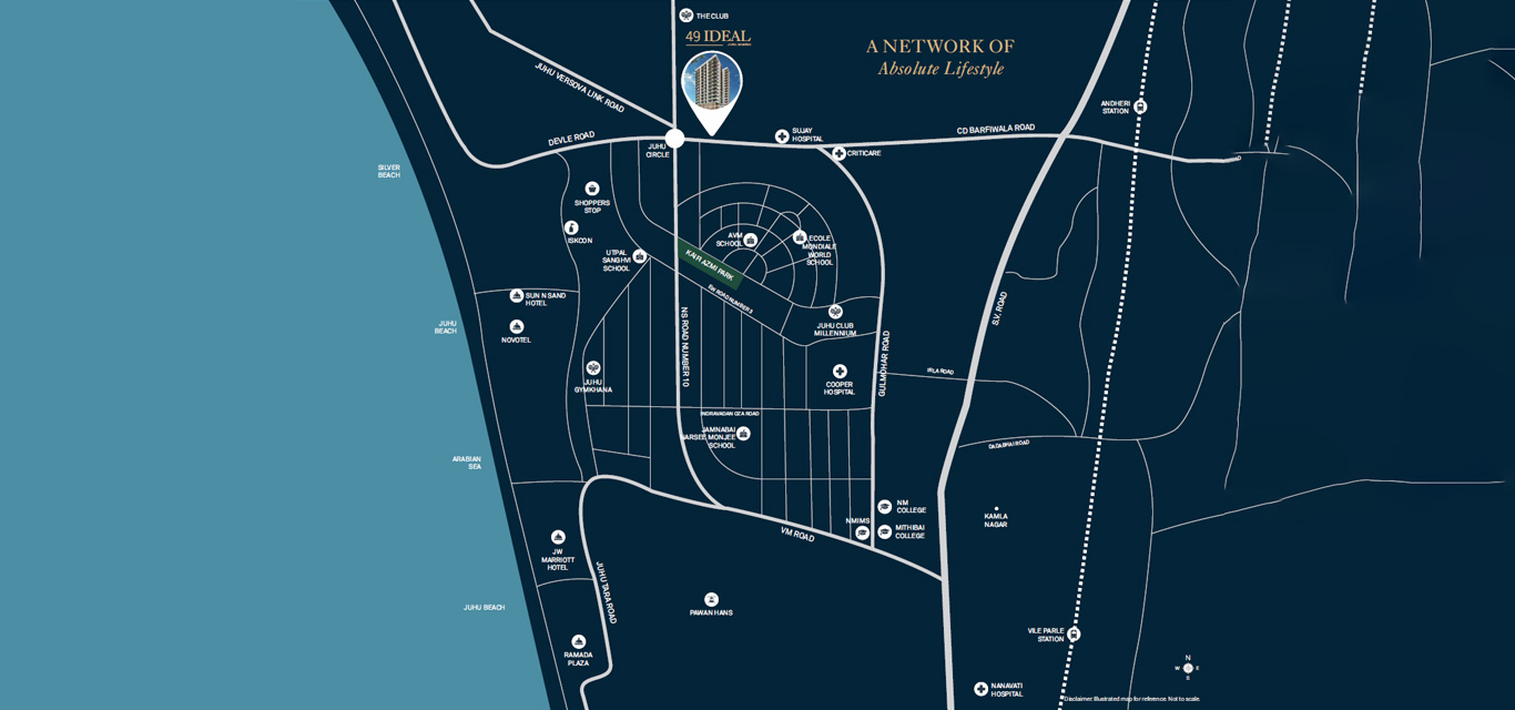 Chandak 49 Ideal Location Map Image