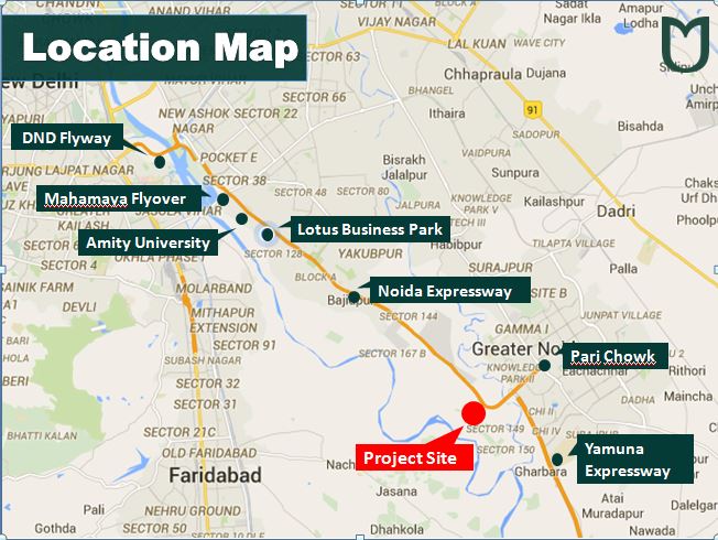 Lotus Greens  Location Map Image
