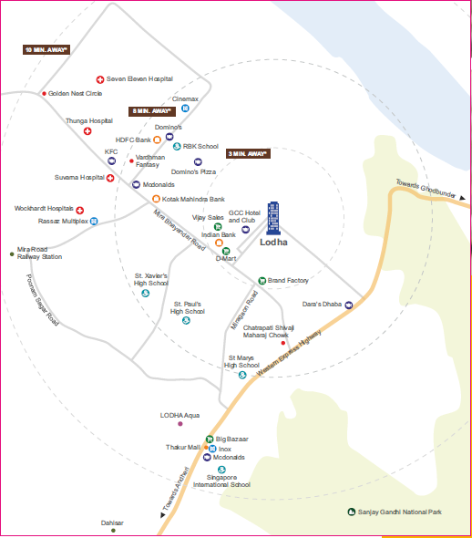 Lodha Codename Bullseye Location Map Image