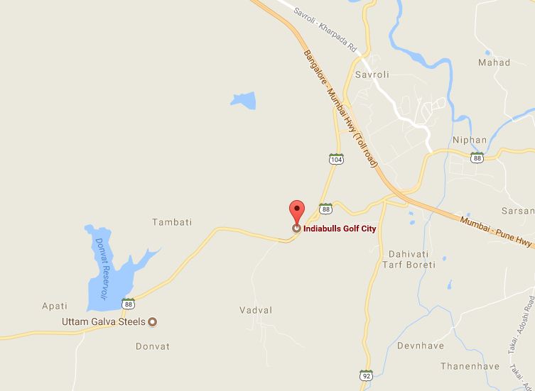Indiabulls Golf City Location Map Image