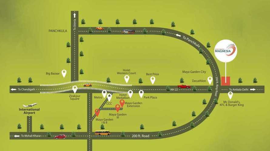 Maya Garden Magnesia Location Map Image