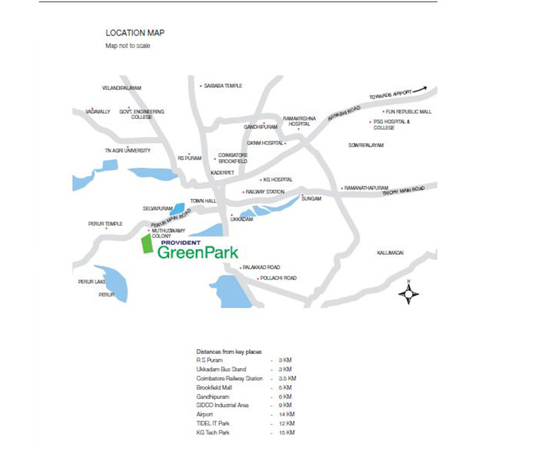 Provident Green Park Location Map Image