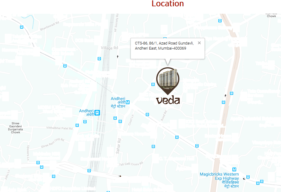 Sangam Veda Location Map Image