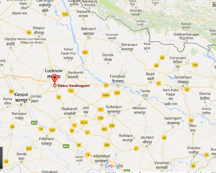 Eldeco Saubhagyam Location Map Image