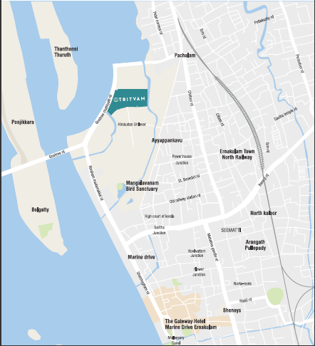 TATA Tritvam Location Map Image