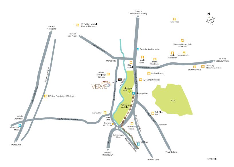 Merlin Verve Location Map Image